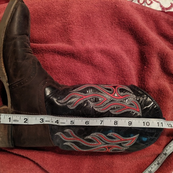 Old west boots boys size 5 - Picture 5 of 7